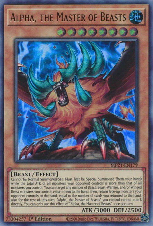 Alpha, the Master of Beasts (MP21-EN179) - Ultra Rare