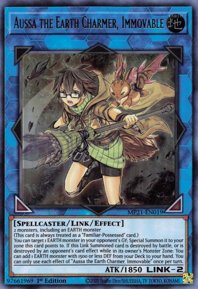 Aussa the Earth Charmer, Immovable (MP21-EN019) - Ultra Rare