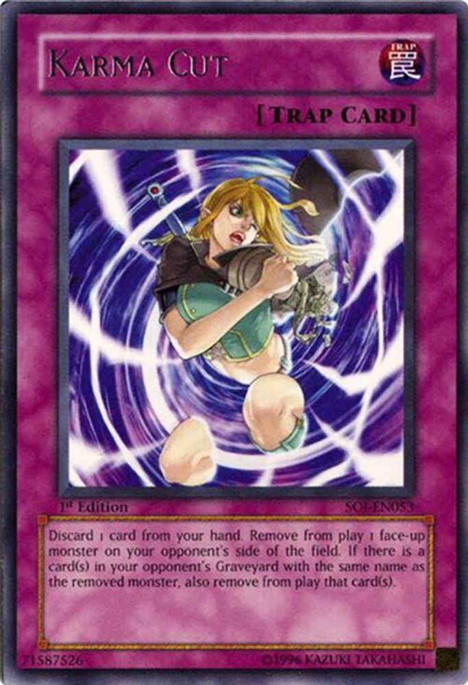 Karma Cut (SOI-EN053) - Rare