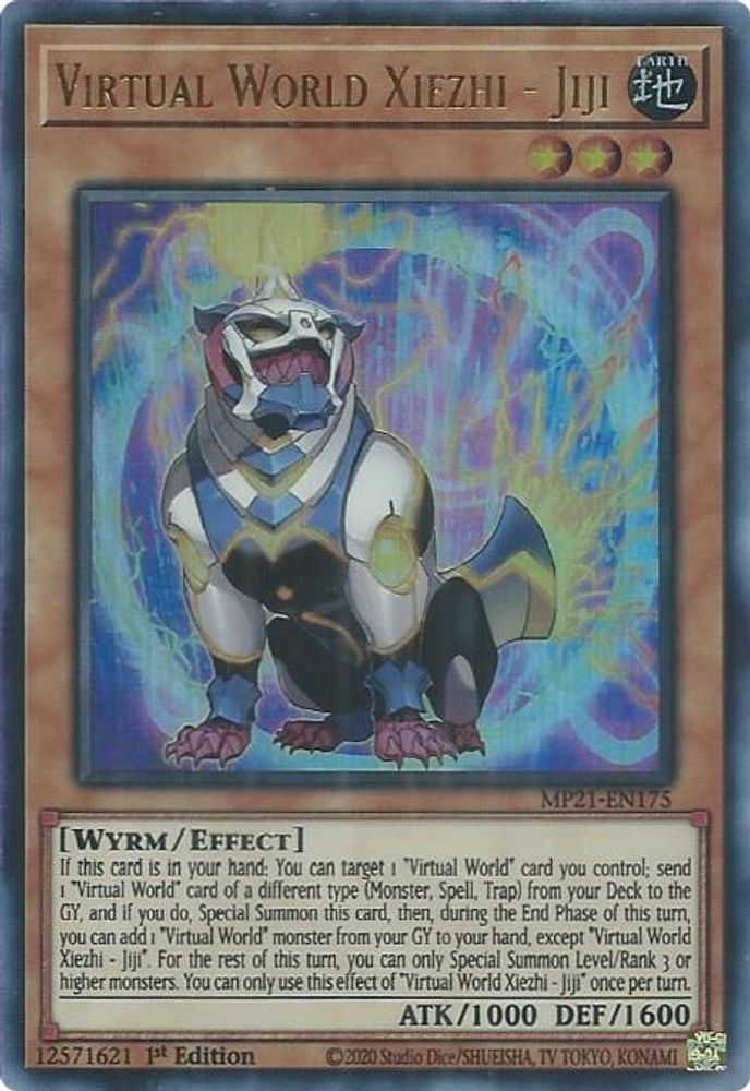 Monde virtuel Xiezhi - Jiji [MP21-EN175] Ultra Rare 