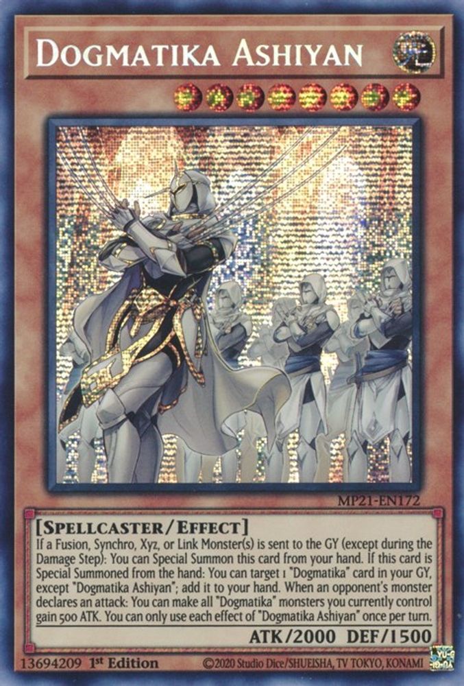 Dogmatika Ashiyan (MP21-EN172) - Prismatic Secret Rare