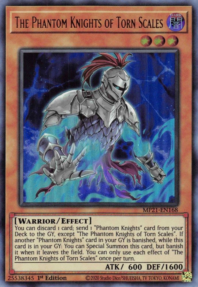 The Phantom Knights of Torn Scales (MP21-EN168) - Ultra Rare
