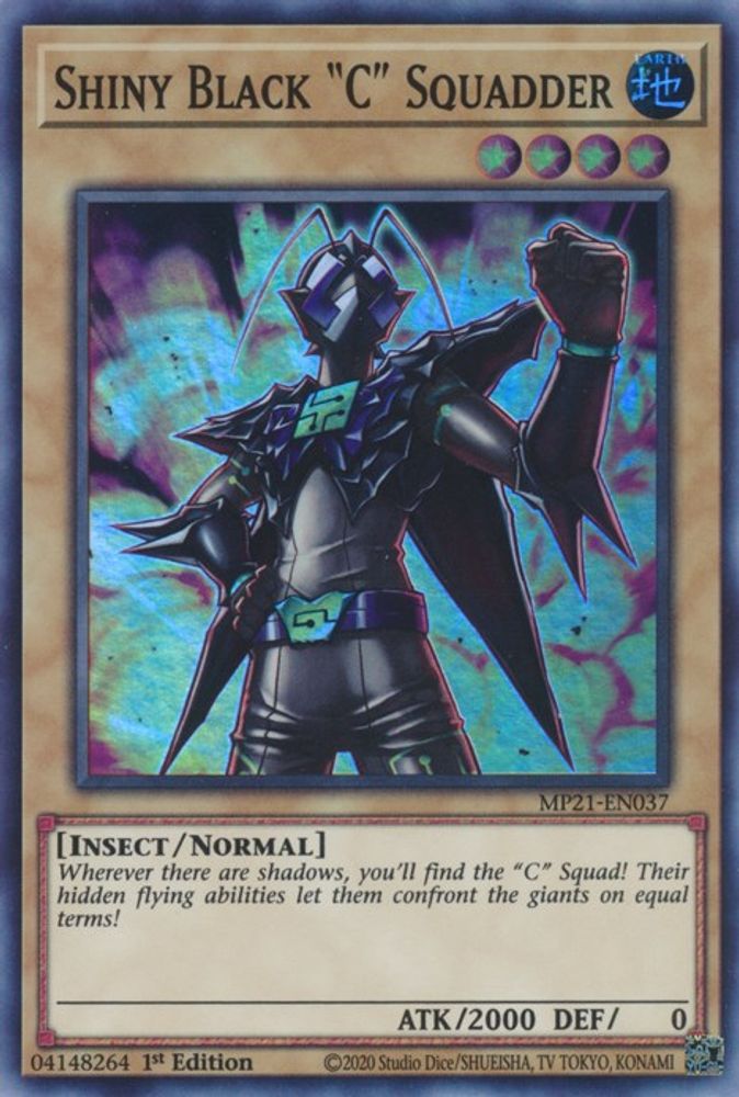 Squadder C noir brillant [MP21-EN037] Super Rare 