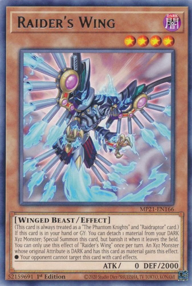 Raider's Wing (MP21-EN166) - Rare