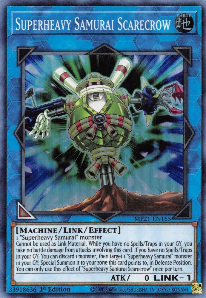 Superheavy Samurai Scarecrow (MP21-EN165) - Super Rare