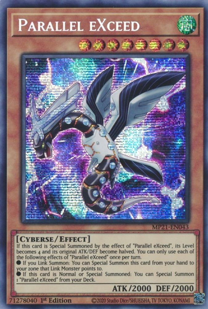 Parallel EXceed [MP21-EN043] Prismatique Secret Rare 