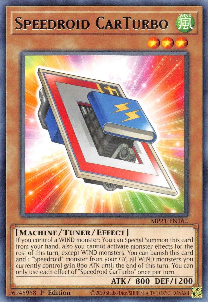 Speedroid CarTurbo [MP21-EN162] Rare 