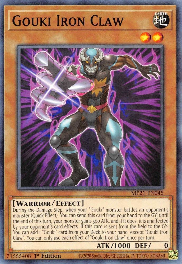 Griffe de fer Gouki [MP21-EN045] Commun 