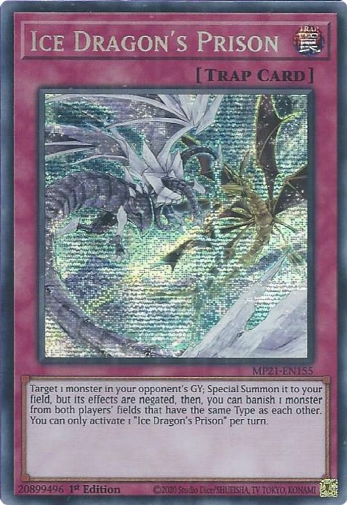 Ice Dragon's Prison (MP21-EN155) - Prismatic Secret Rare
