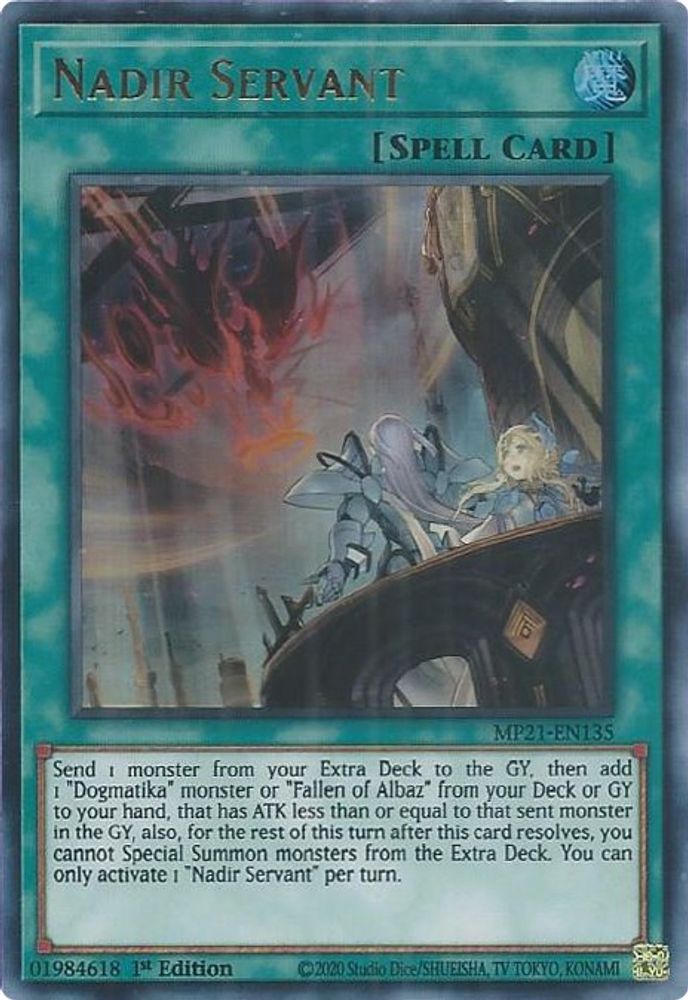 Nadir Servant (MP21-EN135) - Ultra Rare