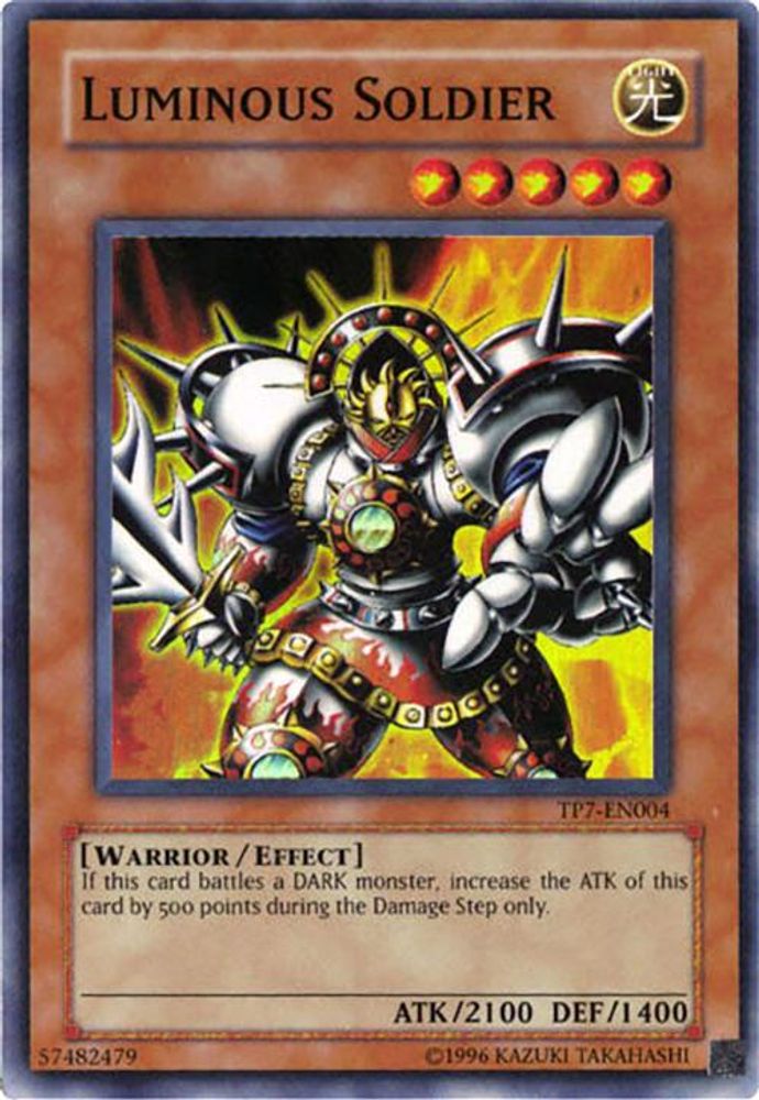 Luminous Soldier (TP7-EN004) - Super Rare