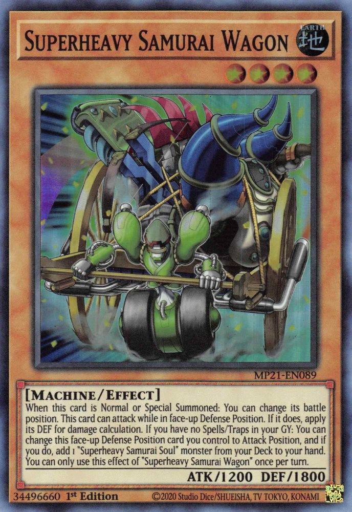 Superheavy Samurai Wagon (MP21-EN089) - Super Rare