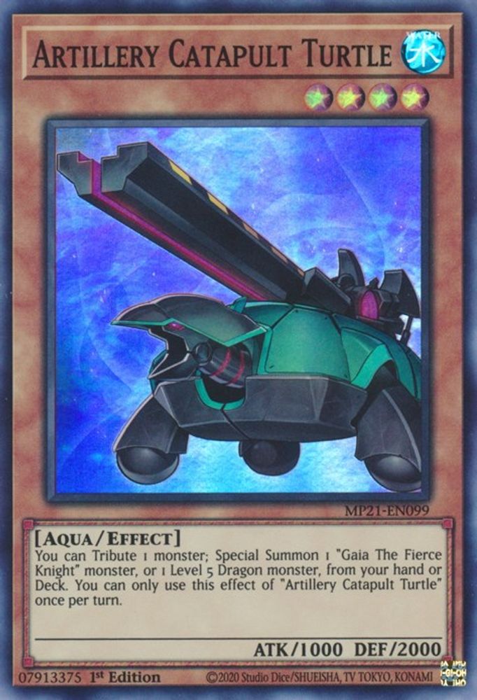 Tortue catapulte d'artillerie [MP21-EN099] Super Rare 