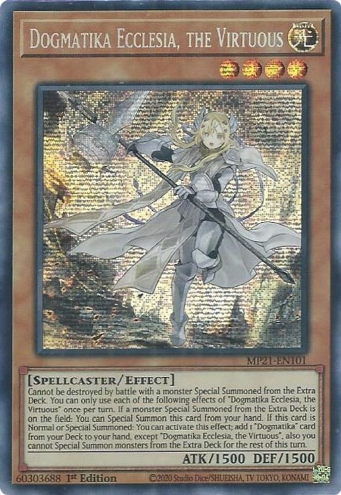 Dogmatika Ecclesia, la vertueuse [MP21-EN101] Prismatic Secret Rare 