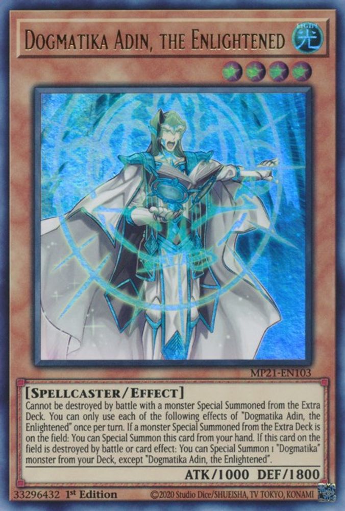 Dogmatika Adin, the Enlightened (MP21-EN103) - Ultra Rare