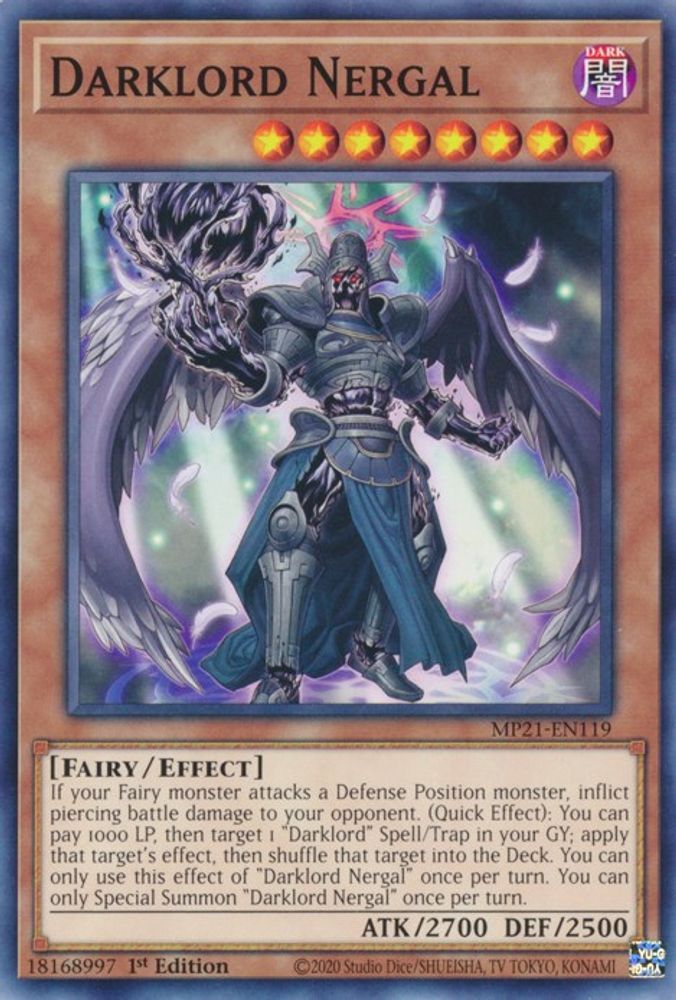Darklord Nergal (MP21-EN119) - Common