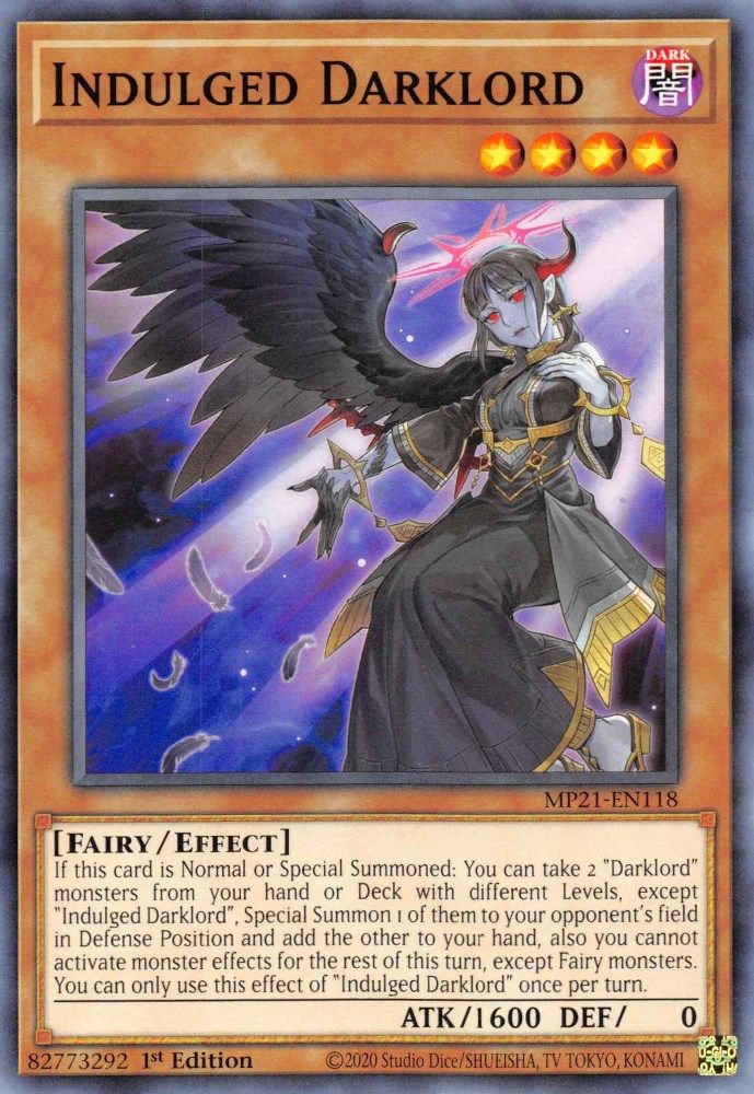 Indulged Darklord (MP21-EN118) - Common