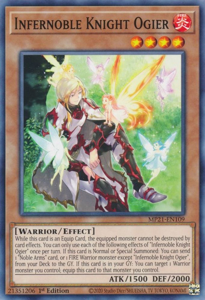 Infernoble Knight Ogier (MP21-EN109) - Common