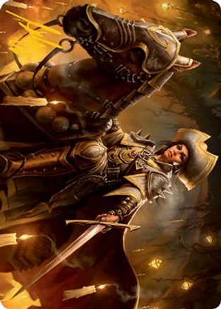Seasoned Cathar Art Card (Gold-Stamped Signature) (ASMID-012) - Art Series: Innistrad: Midnight Hunt