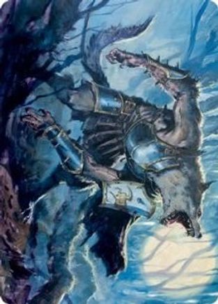 Moonrage Brute Art Card (ASMID-014) - Art Series: Innistrad: Midnight Hunt