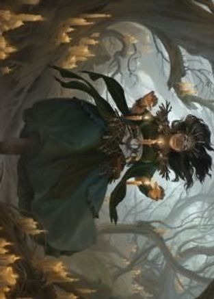 Candlegrove Witch Art Card (15/81) (ASMID-015) - Art Series: Innistrad: Midnight Hunt