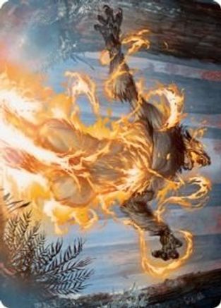 Burn the Accursed Art Card (ASMID-042) - Art Series: Innistrad: Midnight Hunt