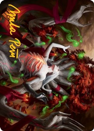 Dryad's Revival Art Card (Gold-Stamped Signature) (ASMID-050) - Art Series: Innistrad: Midnight Hunt