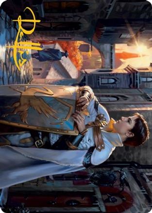 Dennick, Pious Apprentice Art Card (Gold-Stamped Signature) (ASMID-058) - Art Series: Innistrad: Midnight Hunt