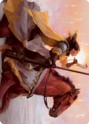 Sunrise Cavalier Art Card (ASMID-069) - Art Series: Innistrad: Midnight Hunt