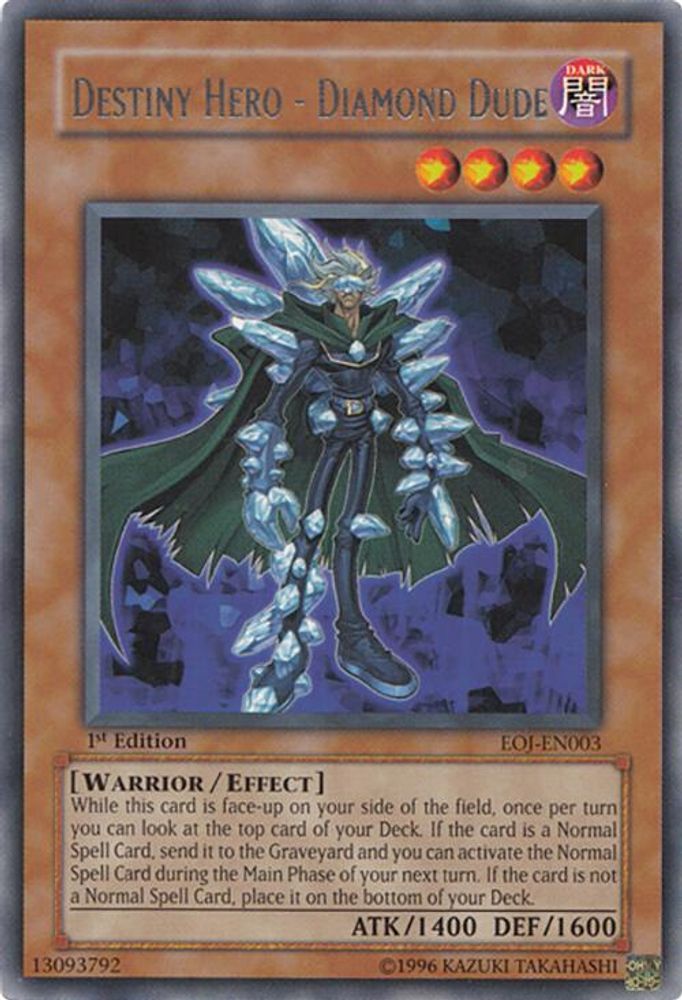 Destiny Hero - Diamond Dude (EOJ-EN003) - Rare