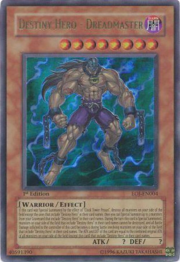 Destiny Hero - Dreadmaster (EOJ-EN004) - Ultra Rare