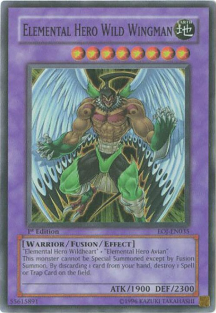 Elemental Hero Wild Wingman (EOJ-EN035) - Super Rare