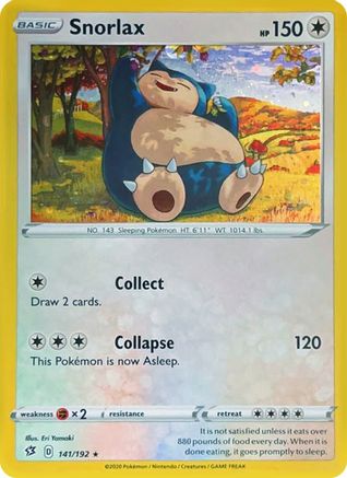 Snorlax (Cosmos Holo) 141/192  - Holofoil - Promo