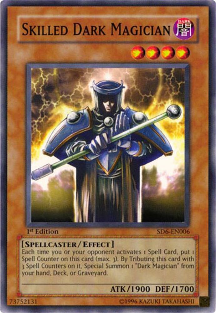 Magicien noir qualifié [SD6-EN006] Commun 