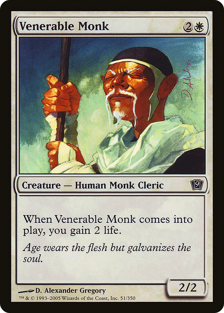 Venerable Monk (9ED-51★) - 9th Edition