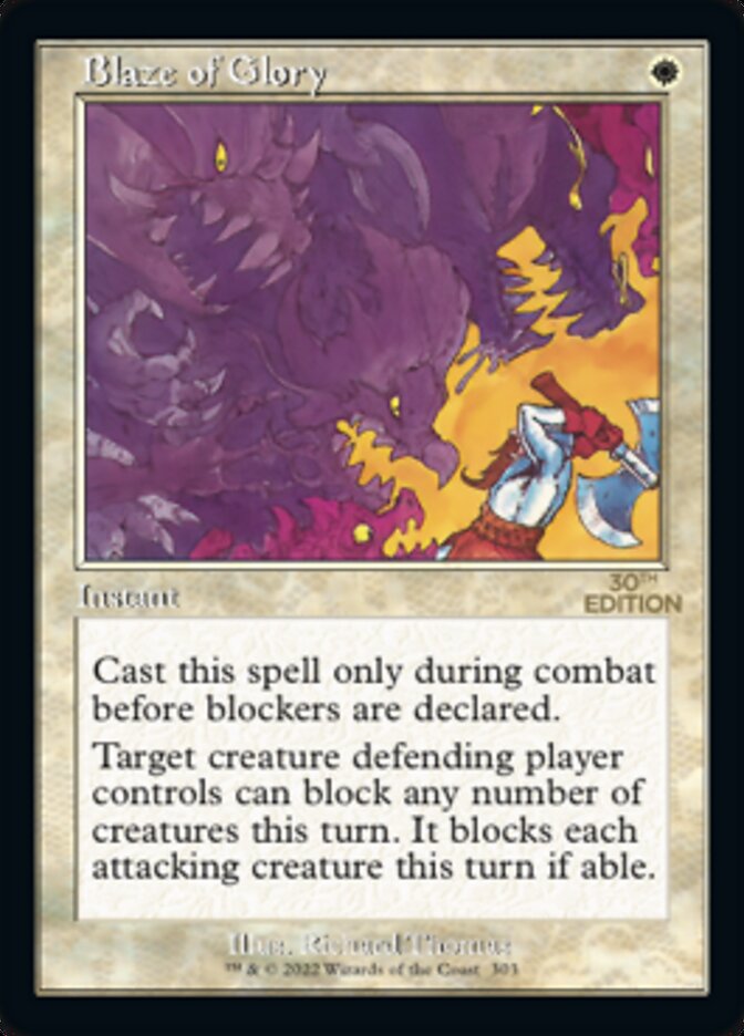 Blaze of Glory (Rétro) [Édition 30e anniversaire] 