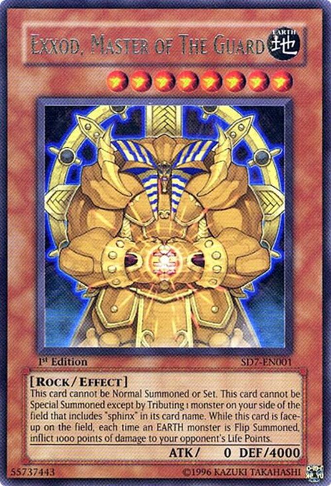 Exxod, Maître de la Garde [SD7-EN001] Ultra Rare 