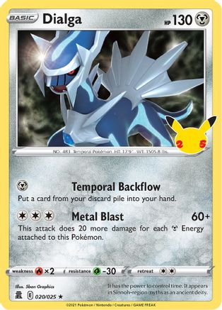 Dialga 020  - Holofoil - Holo Rare