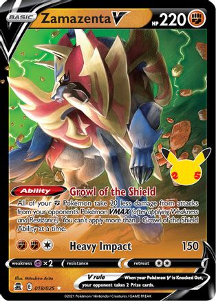 Zamazenta V 018  - Holofoil - Ultra Rare