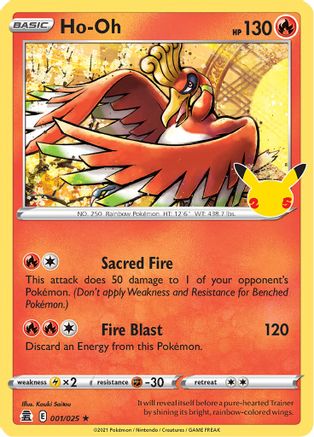 Ho-Oh 001  - Holofoil - Holo Rare