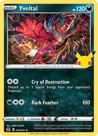 Yveltal 019  - Holofoil - Holo Rare