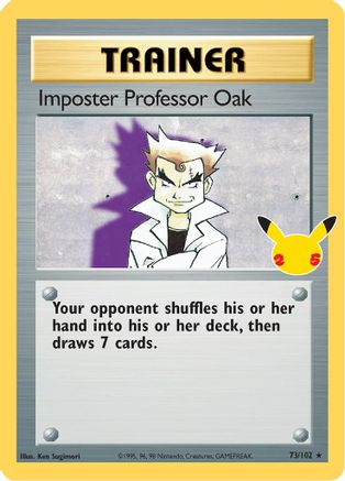 Imposter Professor Oak 073  - Holofoil - Classic Collection