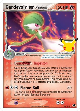 Gardevoir ex (Delta Species) 093  - Holofoil - Classic Collection