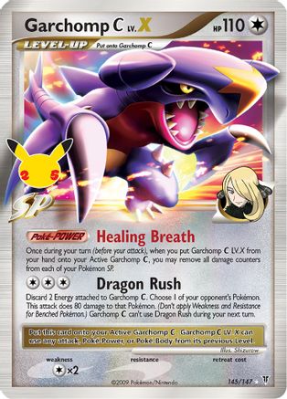 Garchomp C LV.X (145/147) [Célébrations : 25e anniversaire - Collection Classique] 