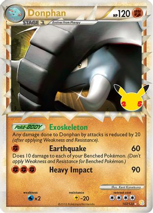 Donphan (Prime) 107  - Holofoil - Classic Collection