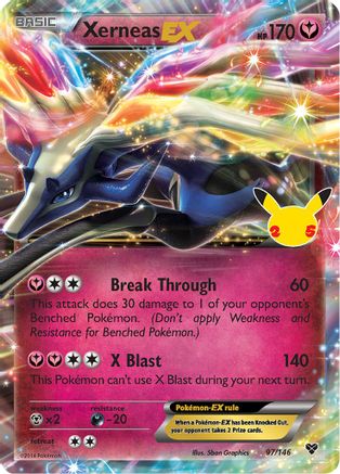 Xerneas EX 097  - Holofoil - Classic Collection