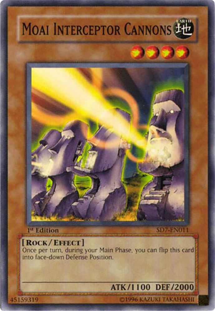 Moai Interceptor Cannons (SD7-EN011) - Common