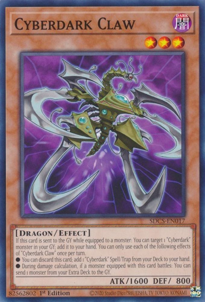 Cyberdark Claw (SDCS-EN017) - Common
