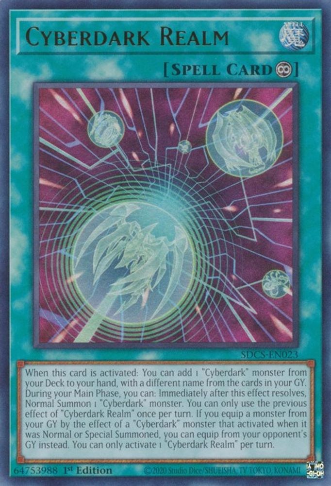 Cyberdark Realm (SDCS-EN023) - Ultra Rare