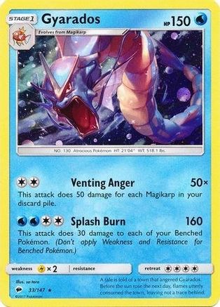 Gyarados - 33/147 (Cosmos Holo)/147  - Holofoil - Promo